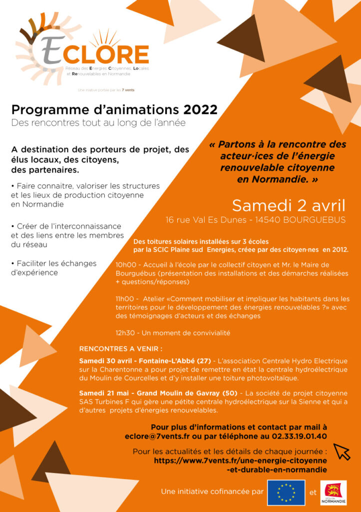 Programme d'animation 2022